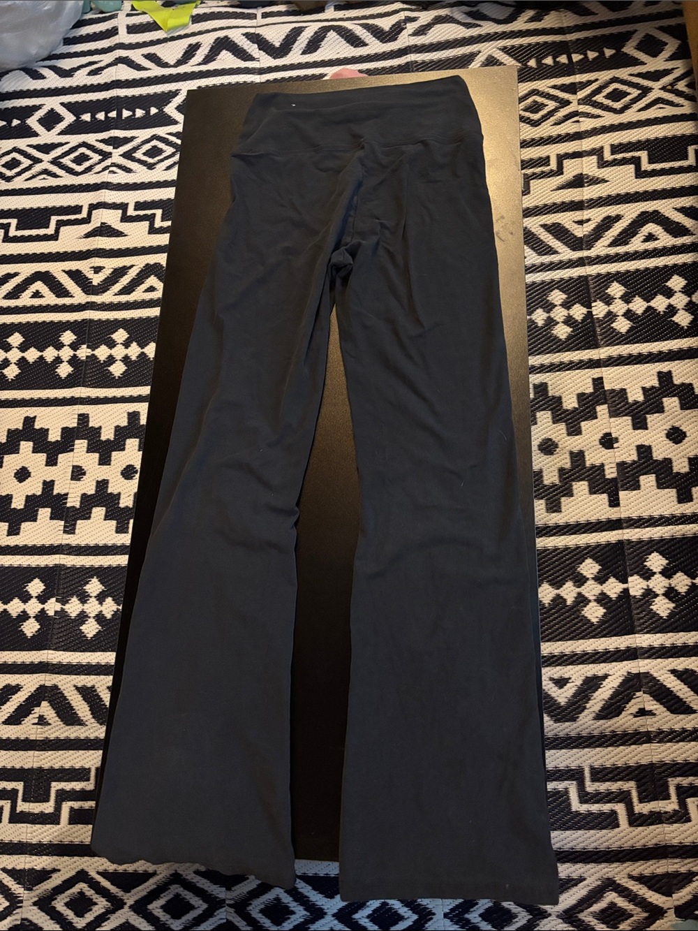 aerie Black Active Leggings with Branding